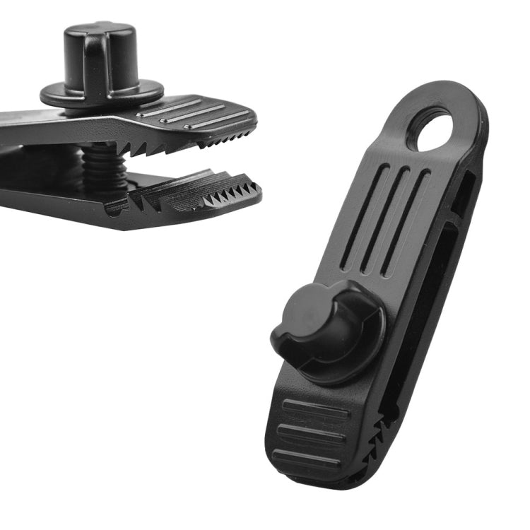 10pcs /Set Outdoor Camping Canopy Windproof Clip Tent Additional Pull Point Plastic Clip Rainproof Tarp Fixing Clip