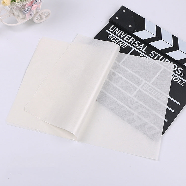 100 Sheets / Pack Cake Greaseproof Paper Baking Packaging Plate Paper Hamburger Paper, Colour: Classical Newspaper