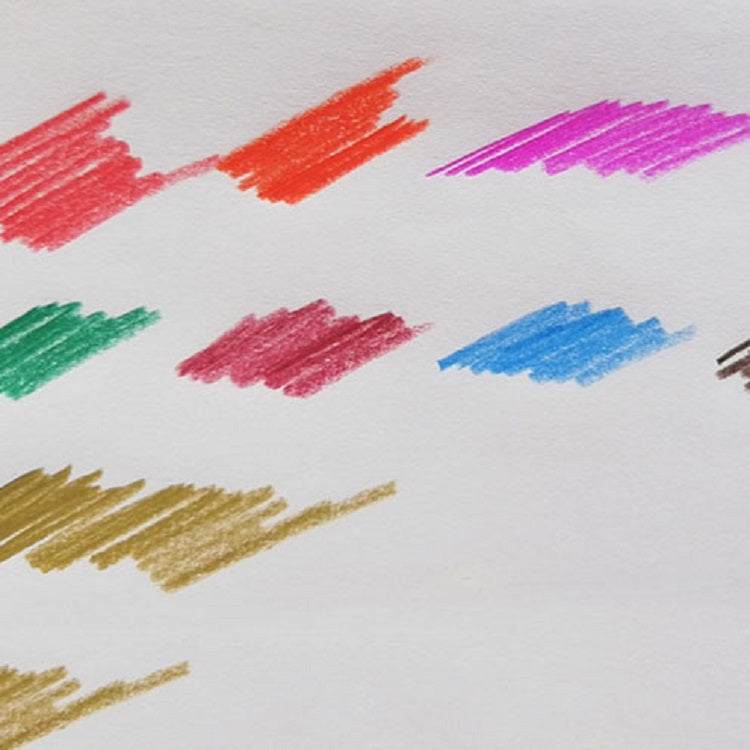 72 Color Hexagon Oily Colored Pencil Handbag Set