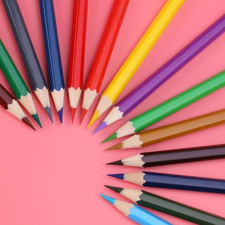 72 Color Hexagon Oily Colored Pencil Handbag Set