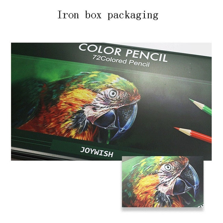 72-Color Tin Box Oily Drawing Color Pencils