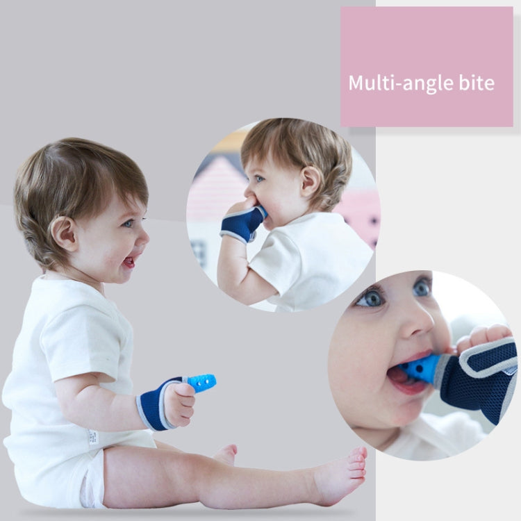 ZT001 Baby Silicone Molar Finger Cots Children Anti-Bite Hand Breathable Thumb Cots Teether Maternal And Baby Products