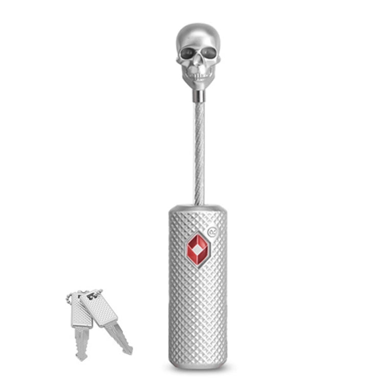 Customs Lock  Wire Rope Padlock Skull Customs Code Lock