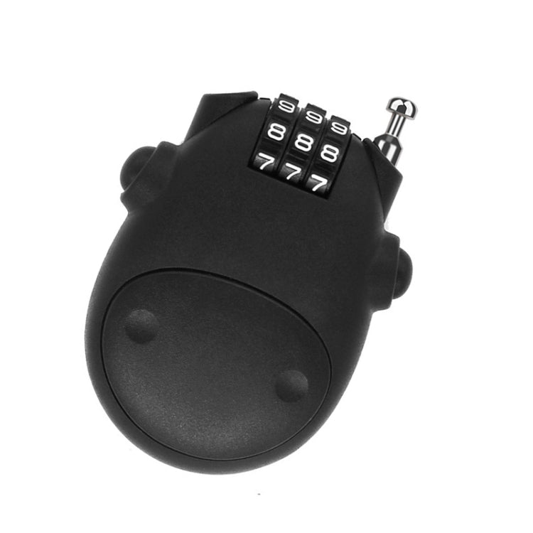 Portable Bicycle Motorcycle Anti-Theft Lock Telescopic Wire Lock Cartoon Cow Password Lock