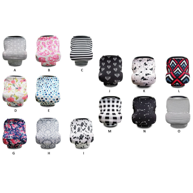 Multifunctional Enlarged Stroller Windshield Breastfeeding Towel Baby Seat Cover