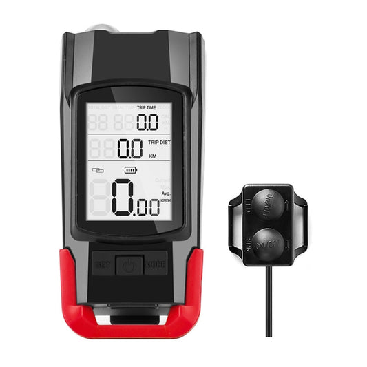 3 In 1 Wireless Bicycle Code Meter Lamp Strong Light Front Light, Red, Green, Blue, Black, Upgrade Floating (Red), Upgrade Floating (Green), Upgrade Floating (Blue), Upgrade Floating (Black), Red Upgrade Floating + Tail Light