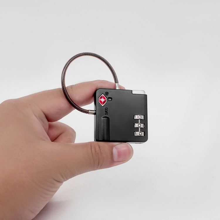 TSA Customs Combination Lock Anti-Theft Wire Padlock