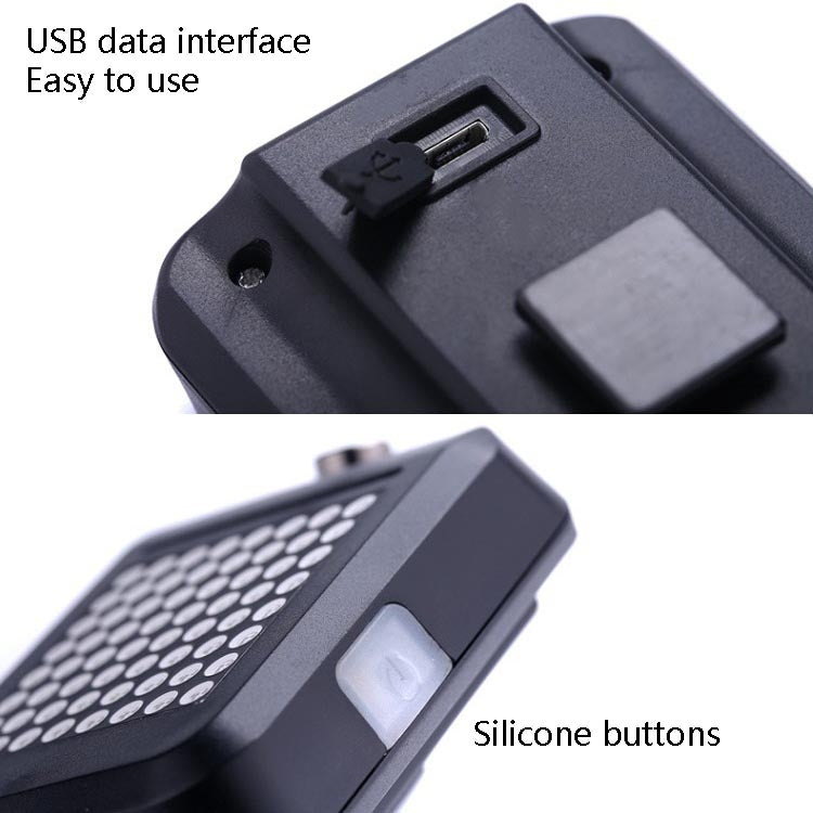 Intelligent Steering Brake Tail Light USB Rechargeable Bicycle Light Cycling Warning Safety Light