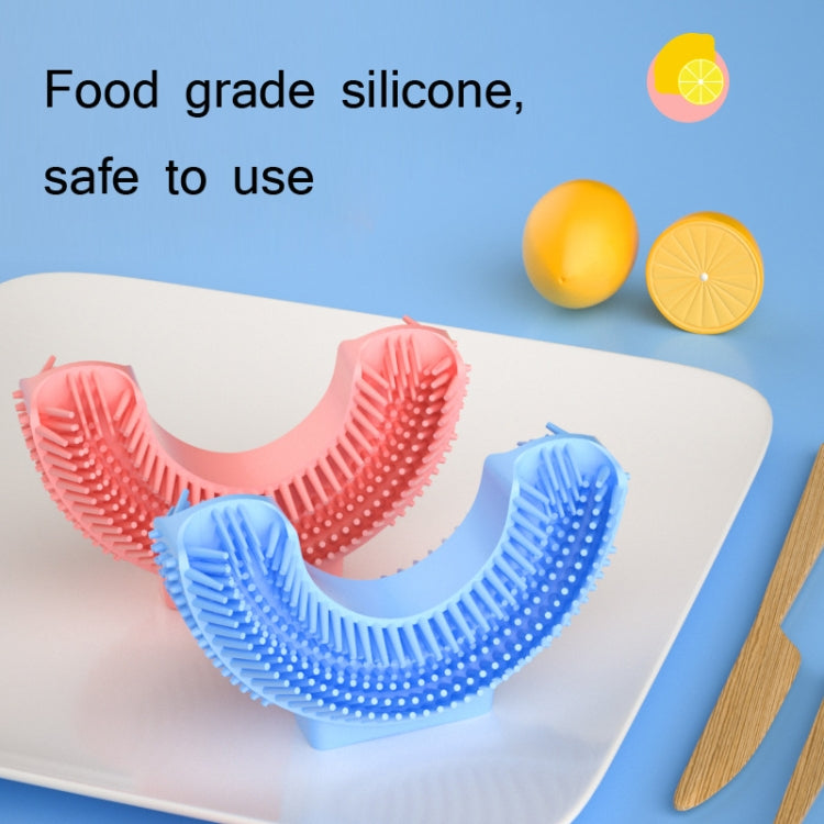 Silicone U-Shaped Replaceable Brush Head 2-8 Years Old Oral Electric Toothbrush Head