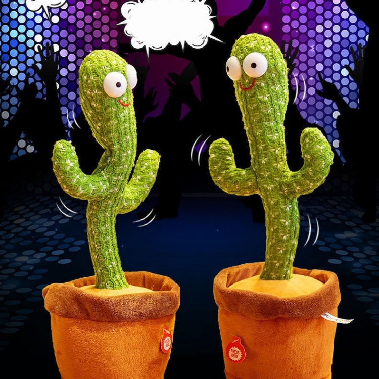 Electric Dancing Cactus Singing Holiday Gift Doll for Children
