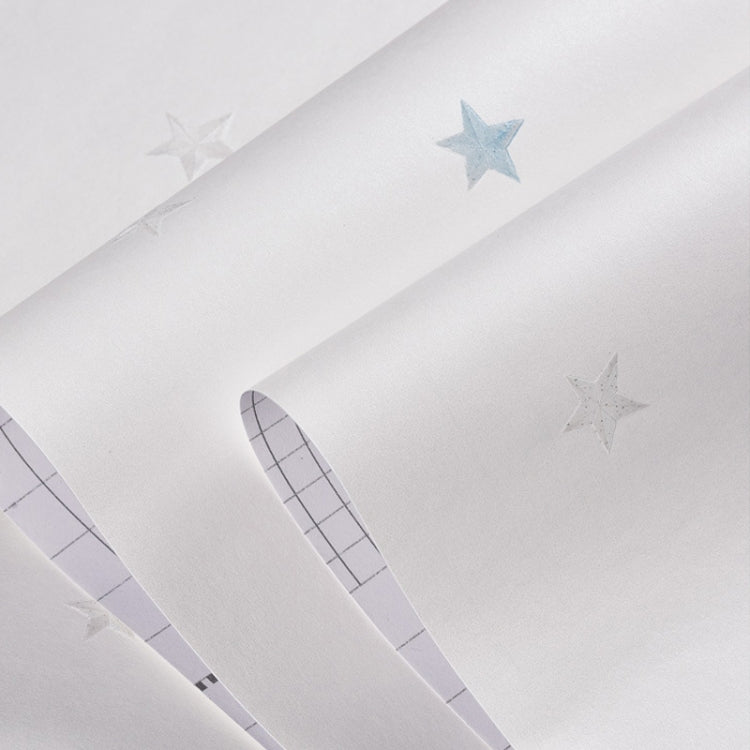 3D Stars Moon Self-Adhesive Wallpaper Mediterranean Children Wall Sticker