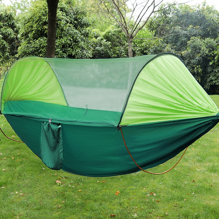 Anti-Rollover Automatic Quick-Opening Mosquito Net Hammock Outdoor Camping Double Anti-Mosquito Hammock, Size: 290x140cm
