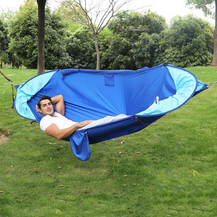 Anti-Rollover Automatic Quick-Opening Mosquito Net Hammock Outdoor Camping Double Anti-Mosquito Hammock, Size: 290x140cm