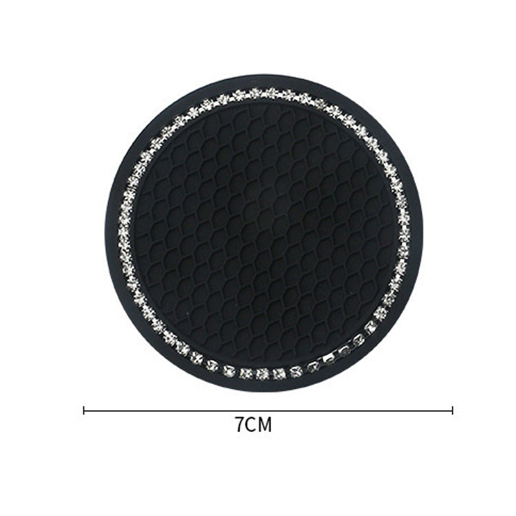 Car Universal Diamond Honeycomb Water Coaster Car Anti-Slip Mat