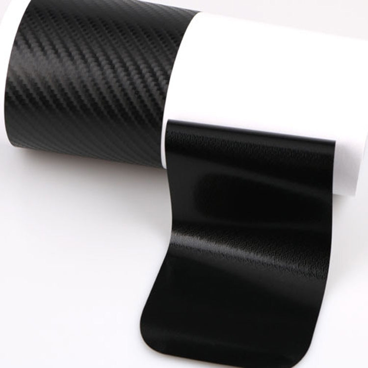 5 Sets Car Threshold Carbon Fiber Sticker Car Door Scratch Strip Anti-Kick Film Protective Pad Threshold Strip