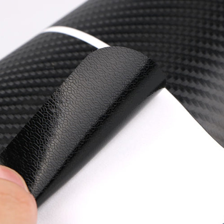 5 Sets Car Threshold Carbon Fiber Sticker Car Door Scratch Strip Anti-Kick Film Protective Pad Threshold Strip
