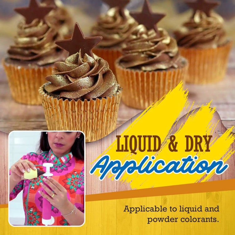 Cake Coloring Manual Duster Cake Spray Tube Baking Decoration Tool