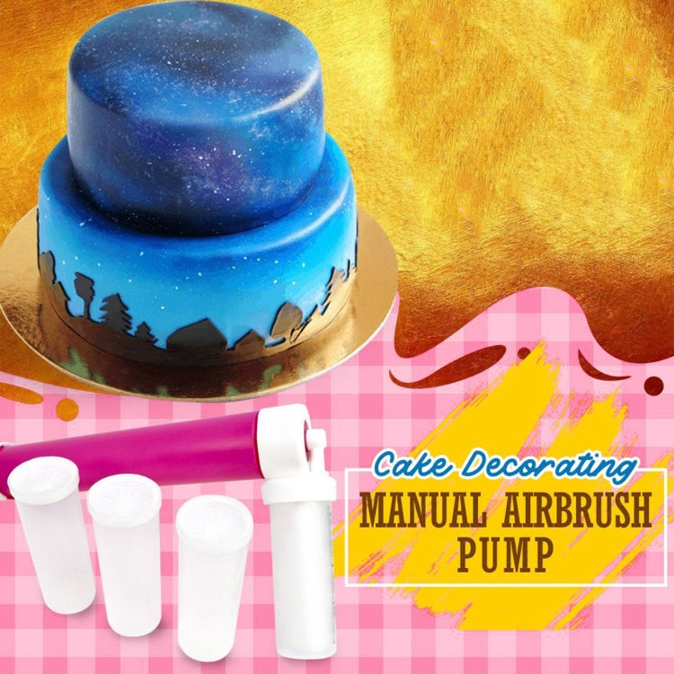 Cake Coloring Manual Duster Cake Spray Tube Baking Decoration Tool