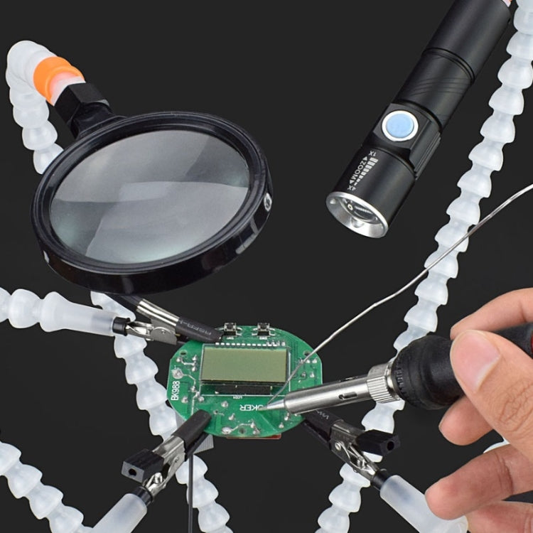 Six-Jaw Aluminum Alloy Welding Station Electronic Product Welding & Maintenance Workbench