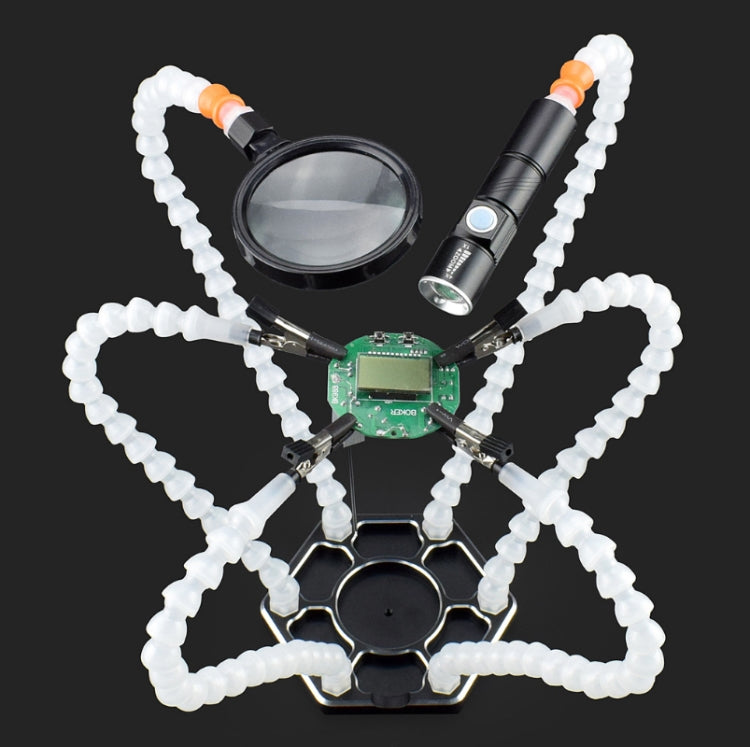 Six-Jaw Aluminum Alloy Welding Station Electronic Product Welding & Maintenance Workbench