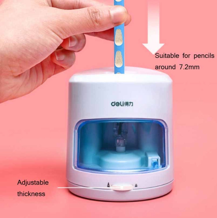 Deli Student Electric Stationery Set Desktop Cleaner/Electric Eraser/Electric Pencil Sharpener