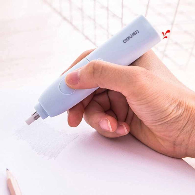 Deli Student Electric Stationery Set Desktop Cleaner/Electric Eraser/Electric Pencil Sharpener