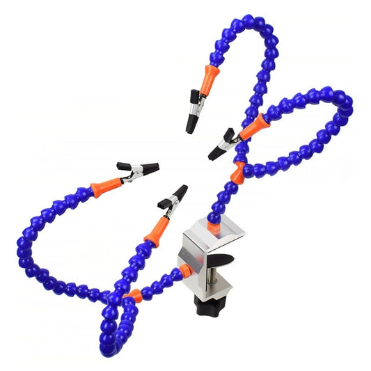 Universal Arm Thermostatic Welding Station Four-Jaw Aluminum Alloy Workbench