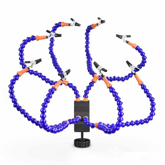 Eight-Jaw Circuit Board Auxiliary Welding Workbench