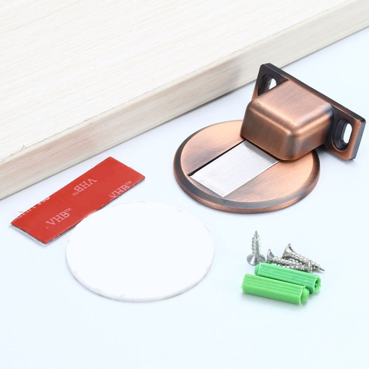 Zinc Alloy Non-Perforated Suction Silent Strong Magnetic Door Stopper