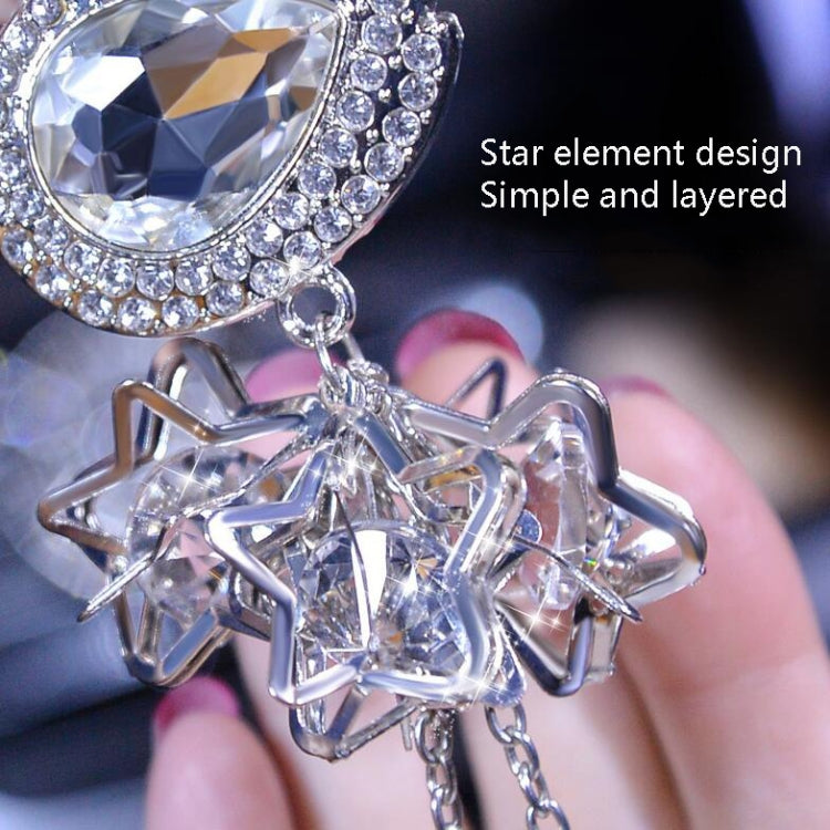Car Pendant Crystal Swan Car Rearview Mirror Pendant