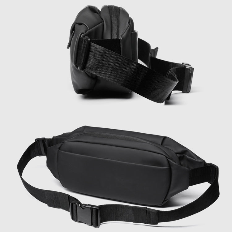 WEIXIER 8641 Men Running Waterproof Waist Bag Multifunctional Chest Bag Sports Leisure One-Shoulder Bag