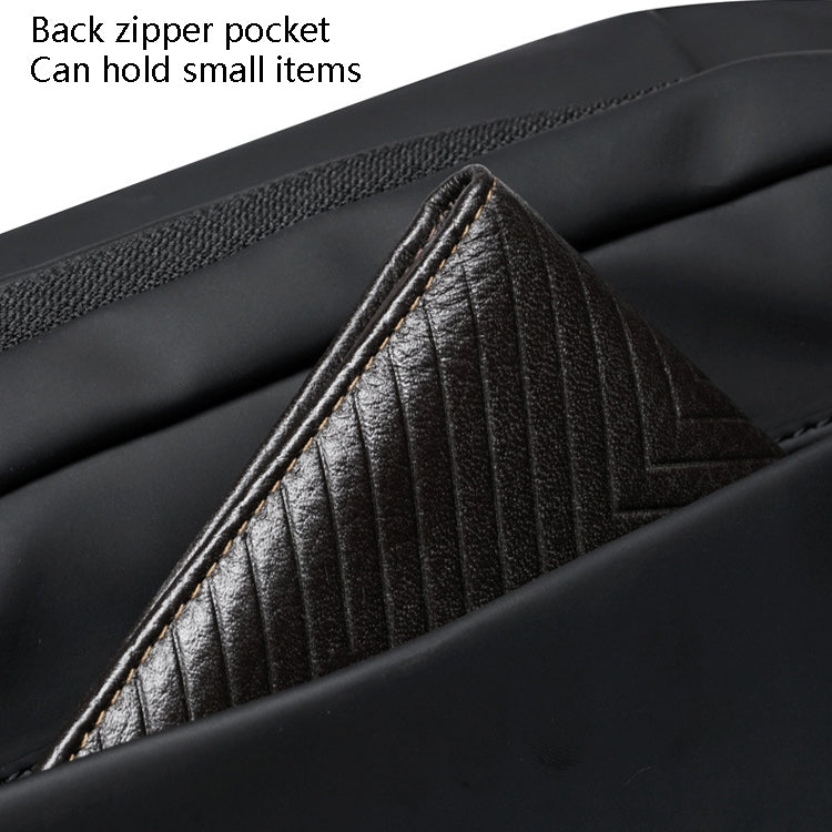 WEIXIER 8641 Men Running Waterproof Waist Bag Multifunctional Chest Bag Sports Leisure One-Shoulder Bag