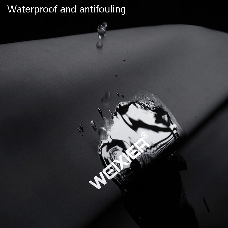 WEIXIER 8641 Men Running Waterproof Waist Bag Multifunctional Chest Bag Sports Leisure One-Shoulder Bag