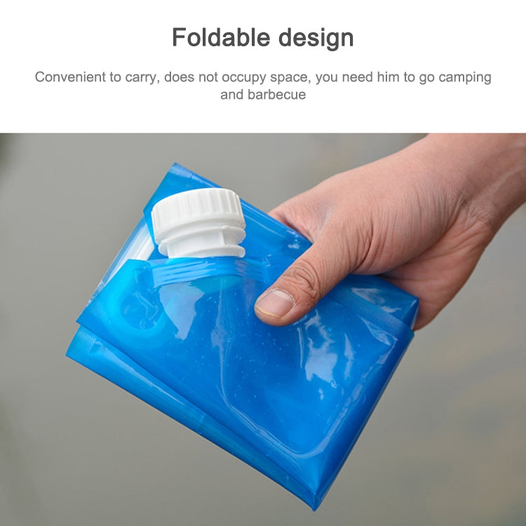 PE Water Bag For Portable Folding Water Storage Lifting Bag for Camping Hiking Survival Hydration Storage Bladder