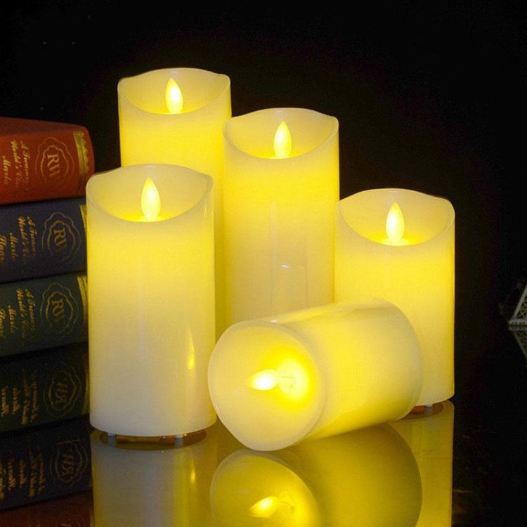 3 PCS LED Electronic Candle Light Birthday Wedding Home Decoration Props Candle Holder, Battery Powered, Size: