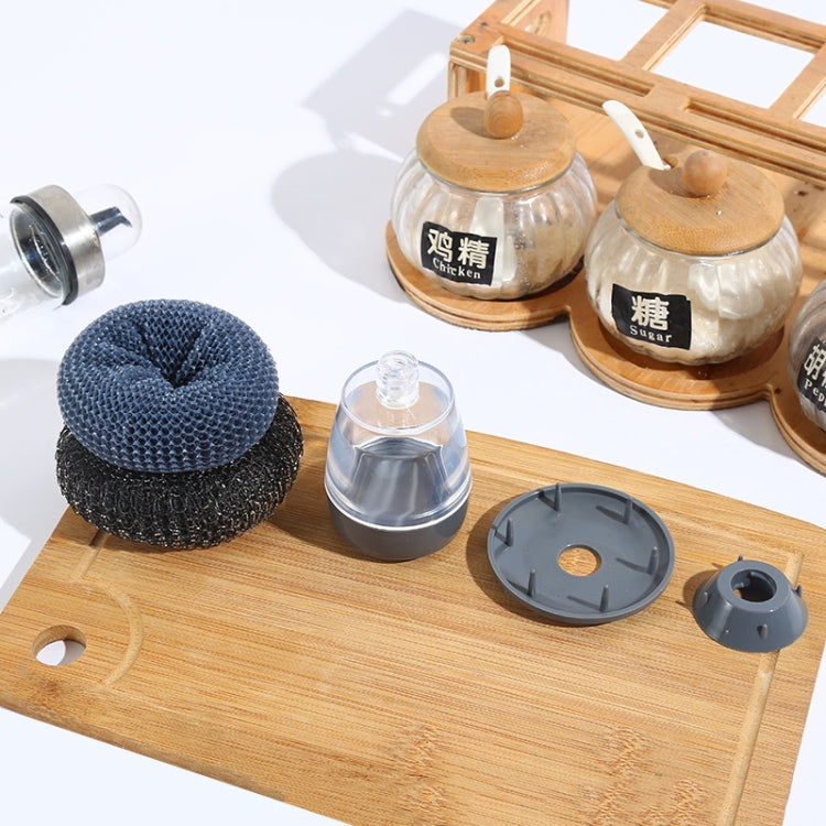 Multifunctional Push-Type Cleaning Brush Kitchen Detergent Automatic Liquid Addition Dishwashing Brush