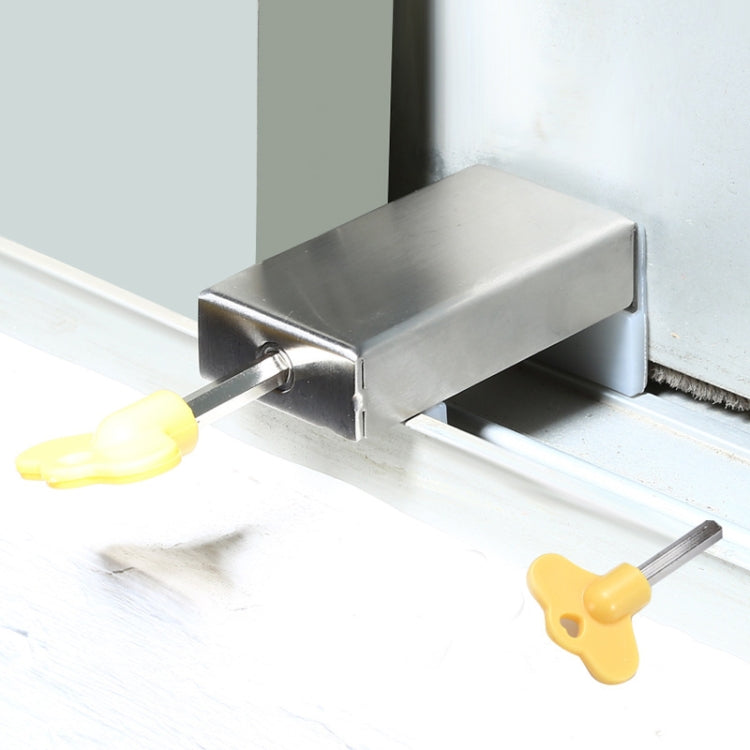 2 PCS Aluminum Screen Window Door Lock Child Protection Safety Lock Anti-theft Stopper