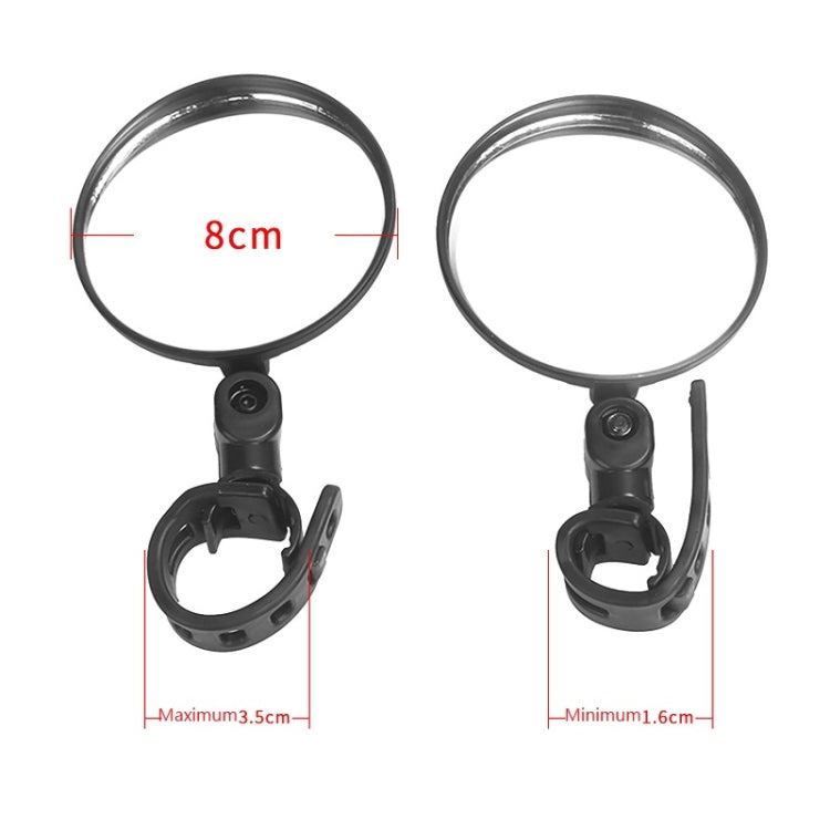 2 PCS For Xiaomi Scooter Rear View Mirror Bicycle Mirror