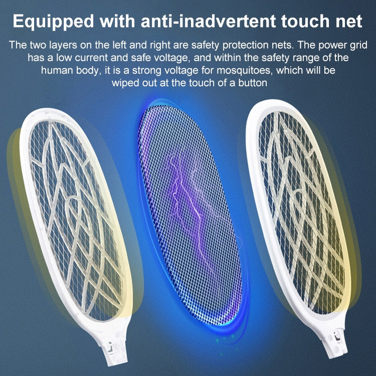 Electrical Mosquito Swatter Mosquito Killer Two-In-One USB Rechargeable Household Electrical Mosquito Swatter