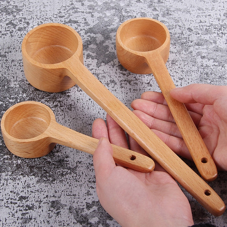 Long-Handled Wooden Spoon Seasoning Spoon Dessert Coffee Milk Tea Spoon