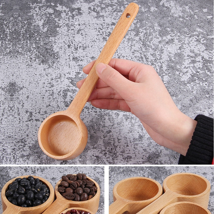 Long-Handled Wooden Spoon Seasoning Spoon Dessert Coffee Milk Tea Spoon