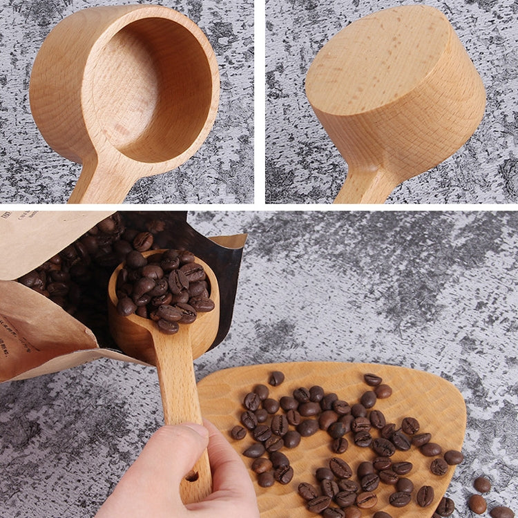 Long-Handled Wooden Spoon Seasoning Spoon Dessert Coffee Milk Tea Spoon