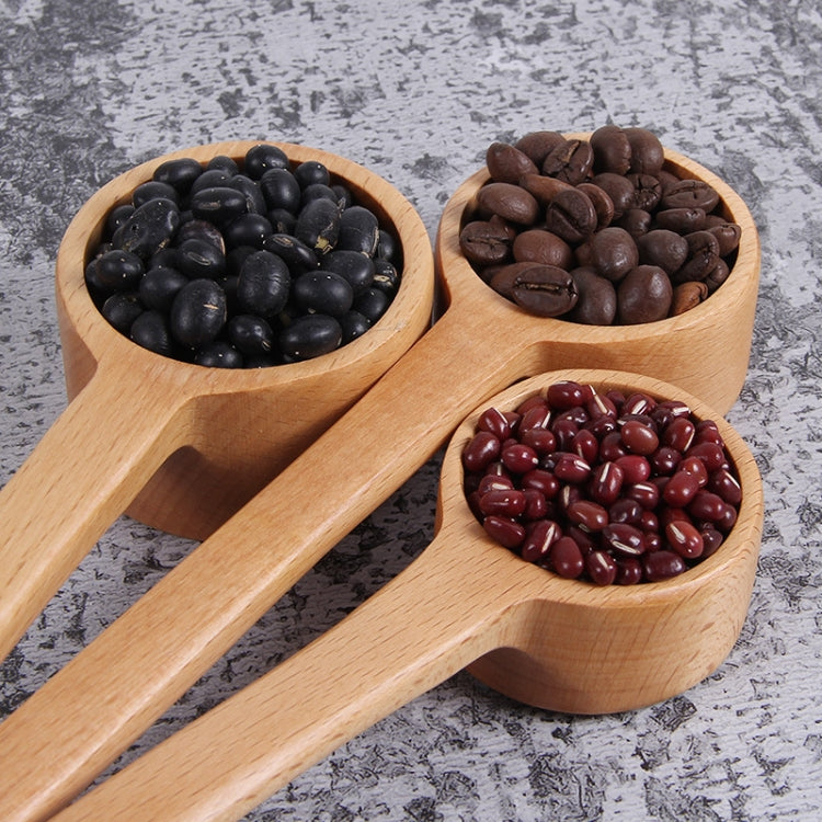 Long-Handled Wooden Spoon Seasoning Spoon Dessert Coffee Milk Tea Spoon