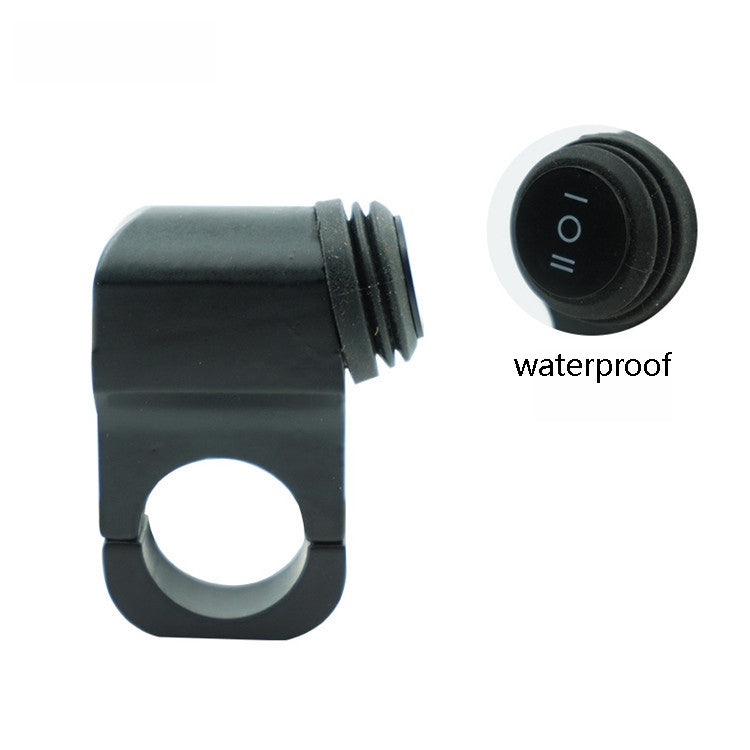 Motorcycle Aluminum Alloy Modified Waterproof One In Two Out Three-Wire Universal Switch