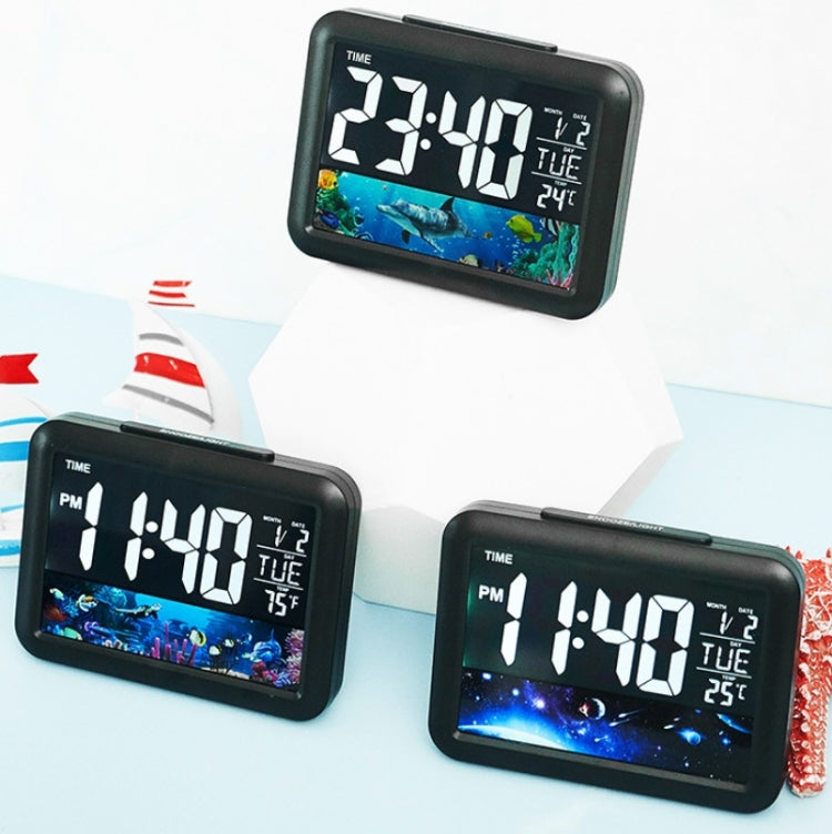 Color Screen Children Electronic Alarm Clock LCD Bedside Alarm Clock