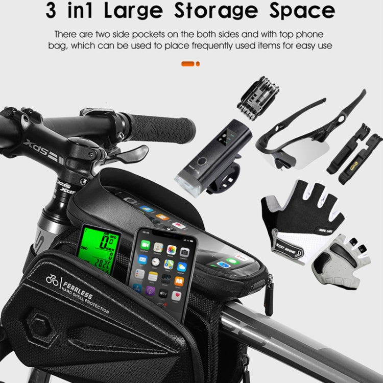 WEST BIKING YP0707256 Hard Shell Mountain Bike Bicycle Front Beam Package Riding Equipment