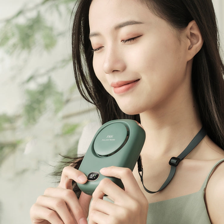 DQ203 Lazy Hanging Neck Fan USB Mini Desktop Large Wind Fan