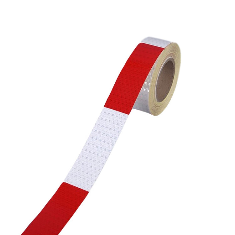 Red And White Car Reflective Film Annual Inspection Of The Car Body Stickers Reflective Barlights