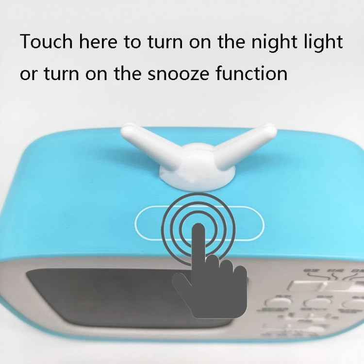 G179 Retro TV Alarm Clock Student Dormitory Bed Electronic Clock