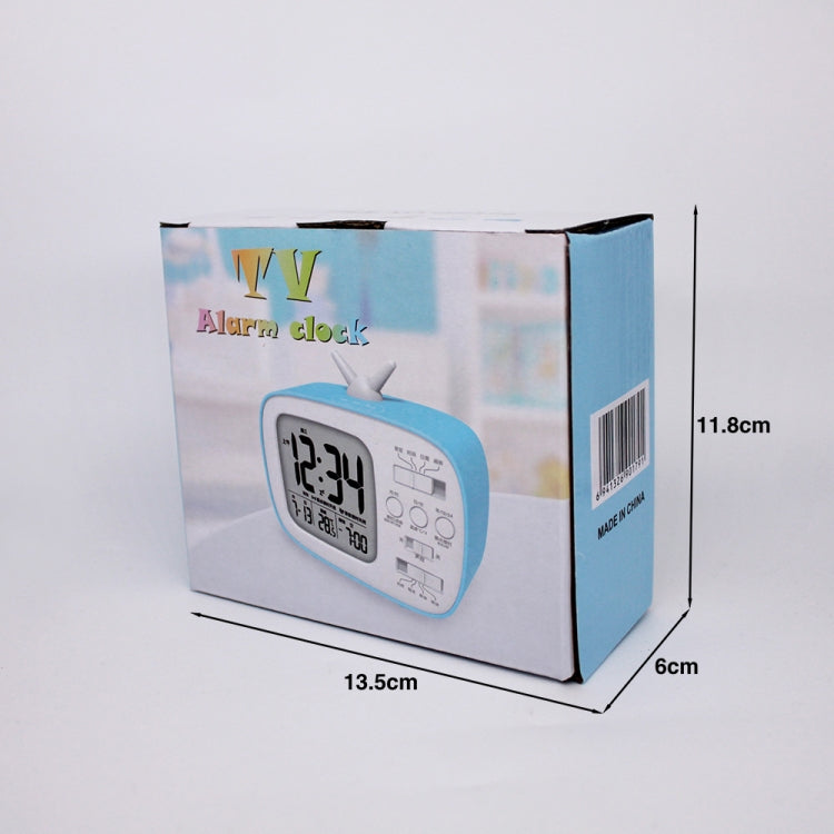 G179 Retro TV Alarm Clock Student Dormitory Bed Electronic Clock